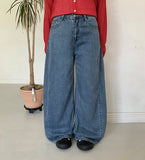 Kegob Summer Denim Wide Pants