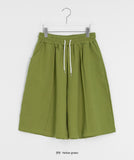 [unisex] Tutsro Line Banding Bermuda Pants