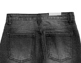 Mochi Black Washing Denim Wide Pants