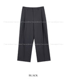 f/w depth one tuck wide slacks