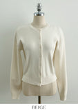 Kobel Round Basic Knit Cardigan
