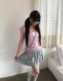 Kiryu Folding Mini Skirt
