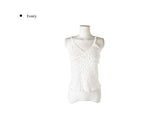 Claire Flower Lace Wave Sleeveless