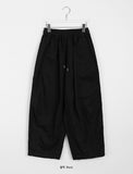 [unisex] Tyubi banding balloon wide cotton pants