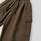 Corduroy Balloon Fit Wide Banding Training Pants