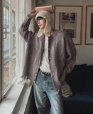 Tour Damage Overfit Cardigan