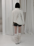 Ketone High Neck Button Cardigan