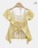 Cont Halter Short Sleeve T-shirt