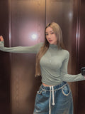 [1+1] Merry Glam Turtleneck Long-Sleeved T-Shirt
