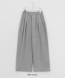 Maom Embroidered Banding Training Brushed Pants