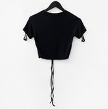 Ruto strap cropped tee