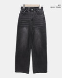 Nur Semi Wide Denim Pants