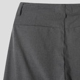 Column Deep Pintuck Wide Slacks