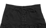 Vtan Strap Pleats Skirt