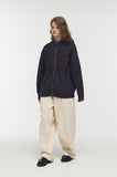 [2-WAY] Java Pattern Zip-Up Knit