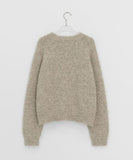 Huddick Boucle Cable Round Wool Knit