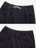 Maron Corduroy Banding Shorts