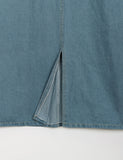 Makui Denim Suspender Long One Piece