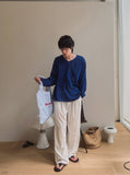 Etri Two-Tuck Banding Slacks
