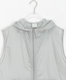 [unisex] Maoki Nylon String Over Hood Vest