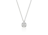 Essence Silver Moissanite Floria Necklace