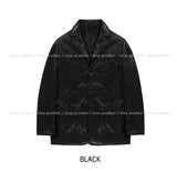 (UNISEX) Ed Leather Over Blazer