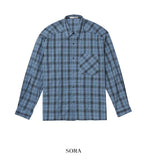 Grain check shirt