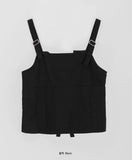 [BAONHAUS] Snamb Nylon Back Ribbon Suspenders Vest