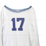 17 Numbering Summer Color Matching Knit