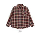 Doze loose fit check shirt