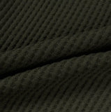 Ribe Waffle Henley Neck Ringer Tee