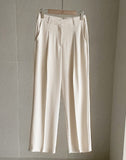Hien Pin Tuck Span Wide Slacks