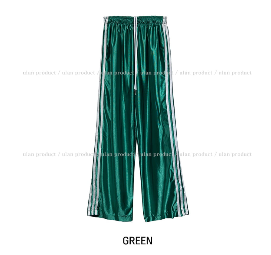 【U LAN】Glossy foil track pants 0004_26a64198-2bab-4667-aa23-