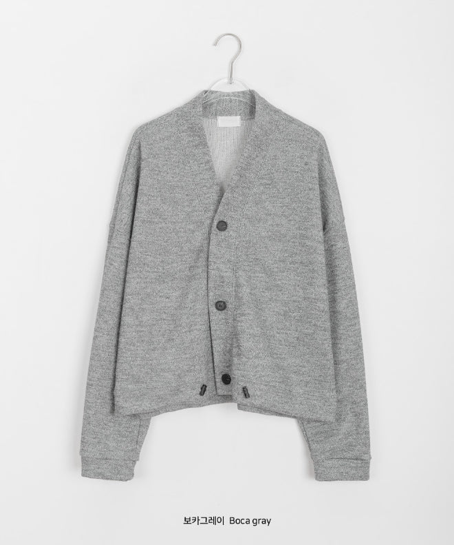 【BAON】[unisex] Nebeon String Over Knit Cardigan BAON (バオン) - [男女兼用]ネボンストリングオーバーニット