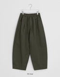 [Unisex] Jingsup Cotton Pintuck Banding Balloon Wide Pants