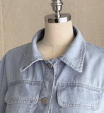 Suen Denim Collar Short Jacket