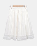 Camille Lace Tiered Flare Midi Skirt