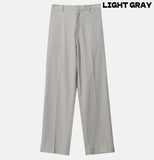 Elin semi wide slit slacks