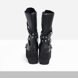 Devil Buckle Ultra Light Platform Boot Walker