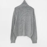 Rao High-neck Knitwear Zip-up