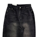 Lewis black blue washed wide pants
