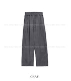 Waving pleated pants