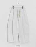 [unisex] Terned Cotton Banding Balloon Wide Pants