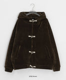 Beamcats Duffle Corduroy Brushed Hood Jacket