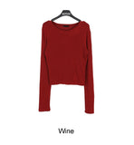 Hessy Wool Round Long Sleeve Tee