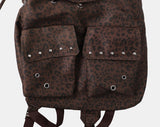 Shuder Leopard Pocket Backpack