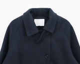 Moochi Balmacaan Over Wool Midi Coat