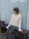 Haribu Knit Hood Vest