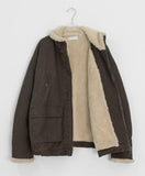 [unisex] Robine Wool Washing Bomber Jumper Jacket