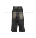 Vintage destroyed denim